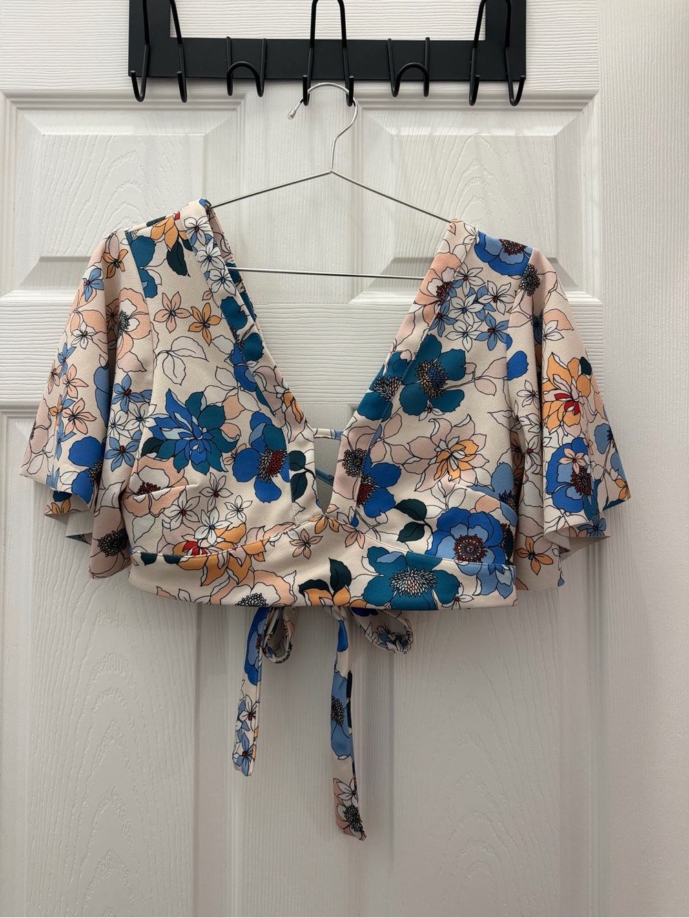 Zara Floral Crop Top